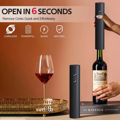 Electric Wine Opener 4in1 Set Effortless Elegance