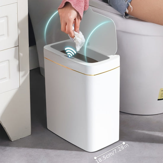 MOMMED Smart Sensor Trash Can  Hygienic  HandsFree