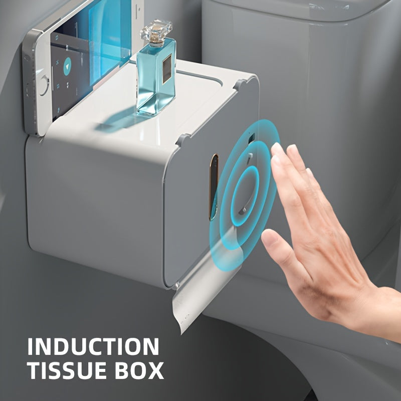 Smart Sensor Tissue Box Touchless Rechargeable WallMounted