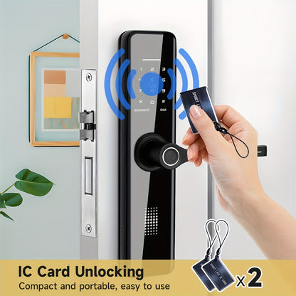 Smart Aluminum Door Keyless App  Keypad Access