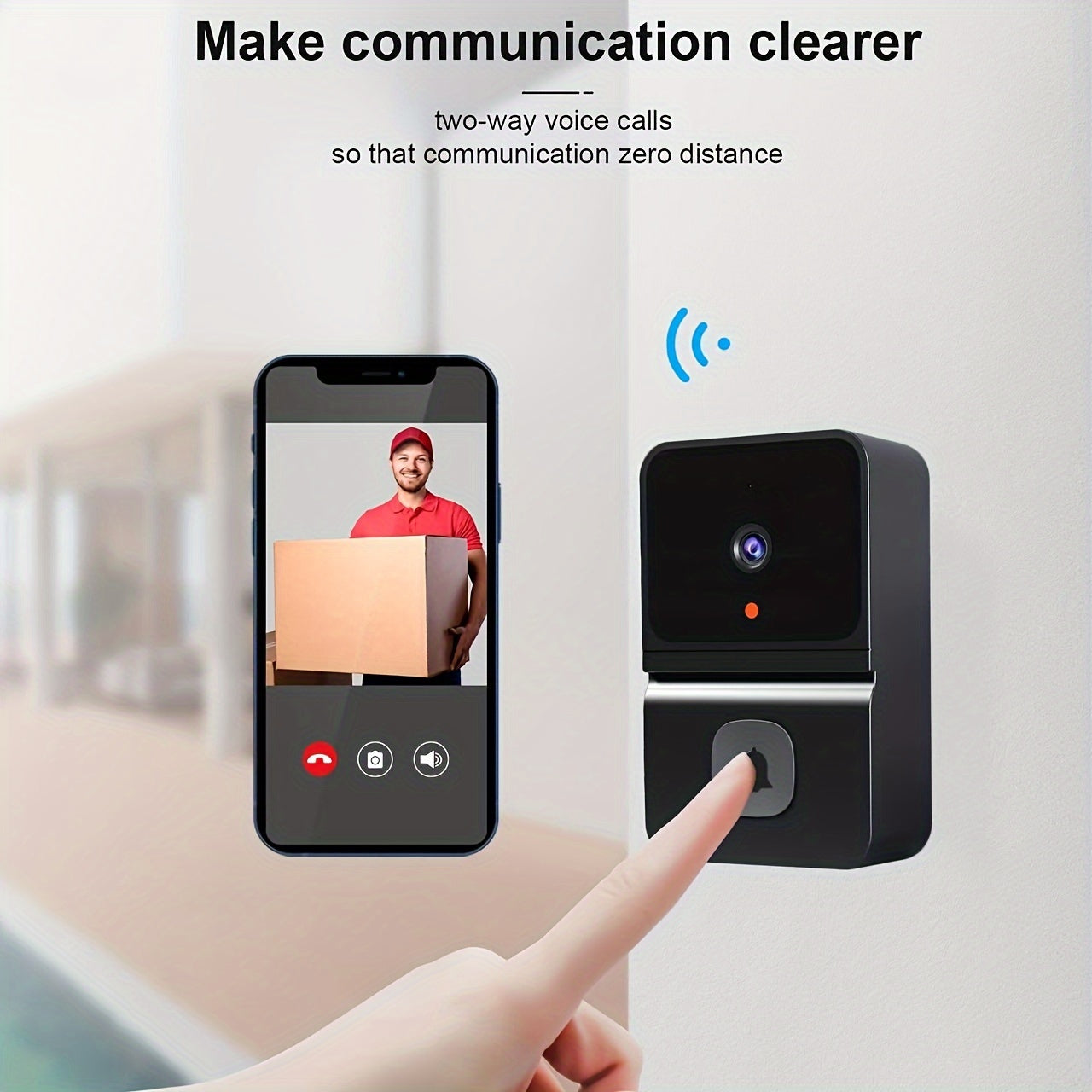 Smart WiFi Doorbell Secure Wireless Home Monitoring